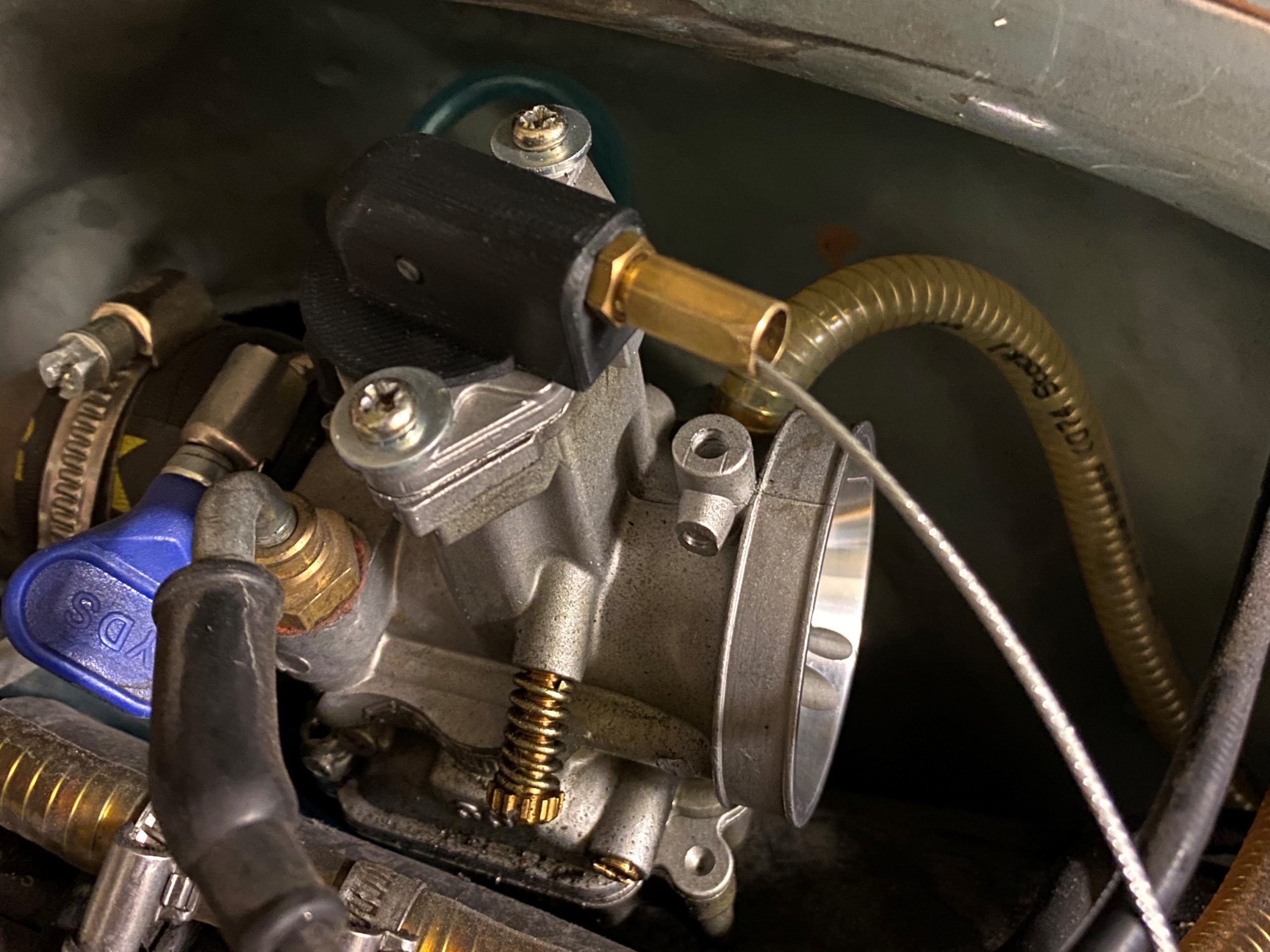 201.0169 Carburatore Polini Modello Pwk Diametro 30 Con Valvola