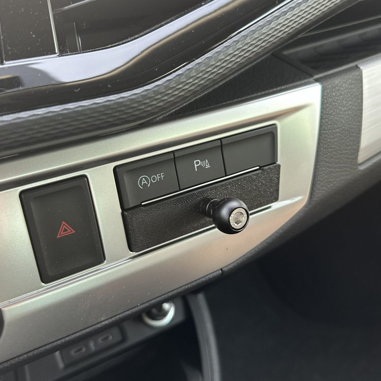 T6.1 Halterung Blindschalterschacht Mounting Ball 17mm