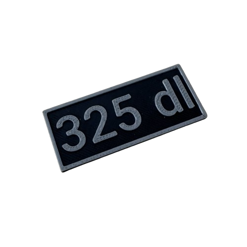 Schriftzug LAMBRETTA 325 DL Beinschild